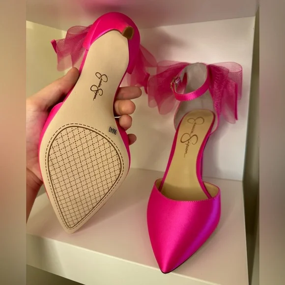 Jessica Simpson, Phindies Pump in Valley Pink, Size 9 - Picture 9 of 10